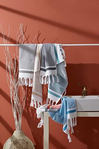 sea me at home Turkish Hand Towels for Bathroom, Kitchen Towels