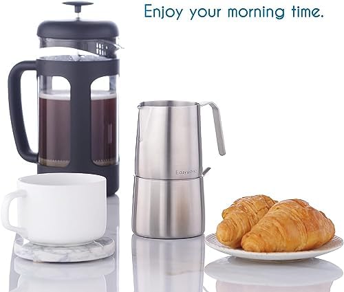 Easyworkz Stainless Steel Sugar bowl and Creamer Set and Stainless