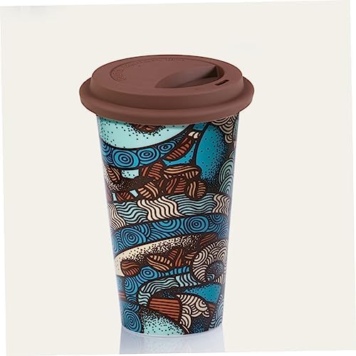 SHOWERORO Silicone Coffee Mug Lids, 4-Piece