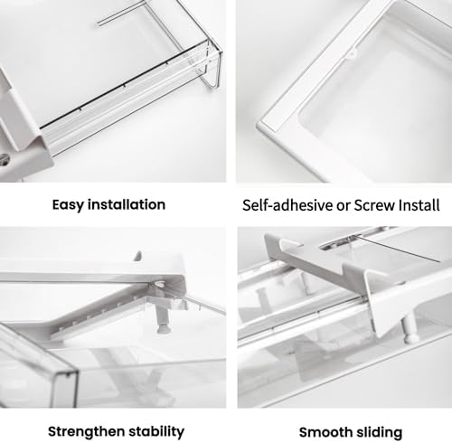 vacane Under Shelf Organizer, Under Shelf Storage Drawer Pull Out