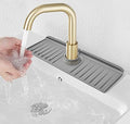 YATOISUR Sink Splash Guard 14.4” x 5.4” - Sink Faucet Mat with Faucet