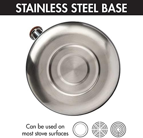 Primula Avalon 2.5-Quart Stainless Steel Whistling Kettle