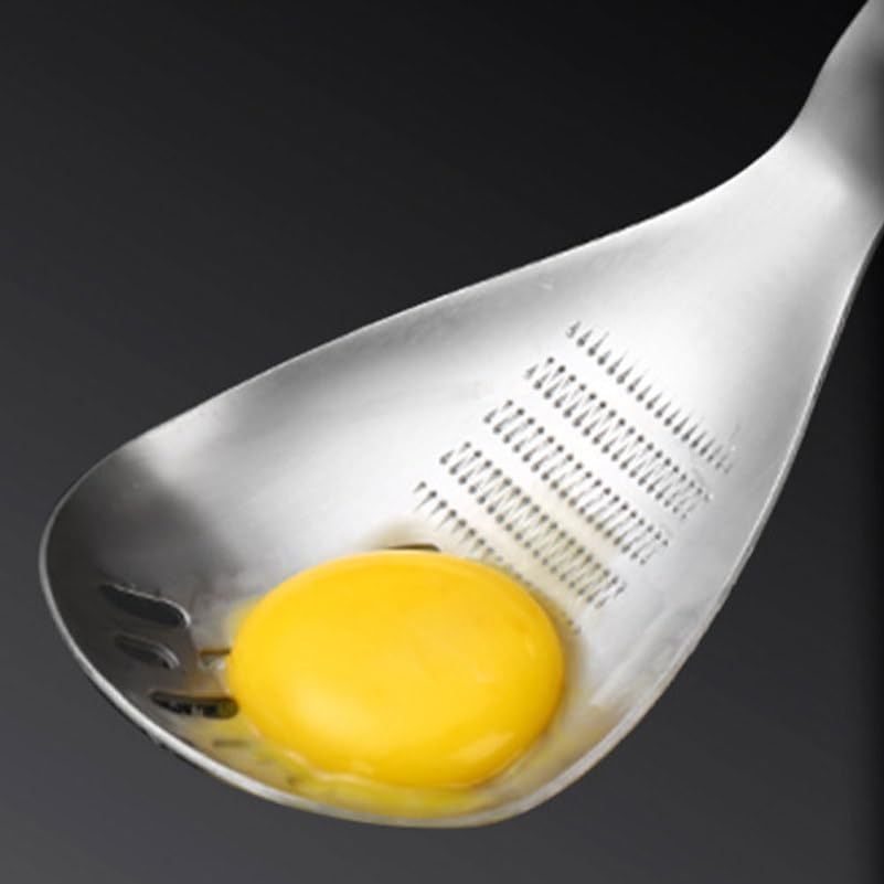 2pcs Stainless Steel Five in One Spoon for Noodles and Baby Food