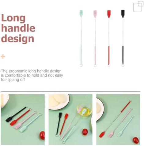 LIFKOME 4pcs Silicone Basting Brush Set Heat Resistant Oil Brush Tool