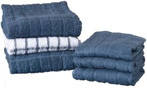 Ritz Premium Kitchen Towel and Dish Cloth Value Set: Highly Absorbent