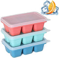 Mini Ice Cube Trays for Freezer, 3 Pack Small Ice Cube Trays with