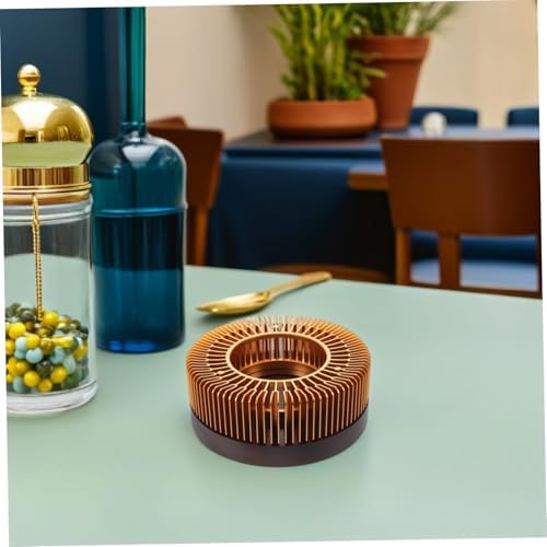 Wooden Aluminum Teapot Warmer Base for Kitchen Buffet Table