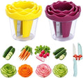 2-Piece Manual Vegetable Spiralizer and Curler
