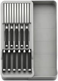 RIIPOO Expandable Drawer Knife Utensil Organizer Block Holder for