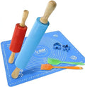 Non-Stick Rolling Pin Silicone Basting Pastry Mat Spatula Brushes