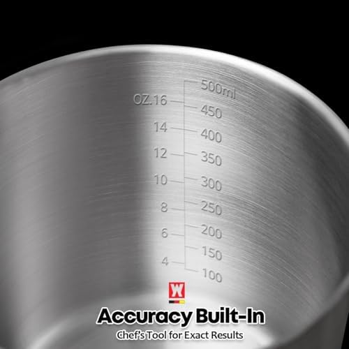 WAGENSTEIGER 18/8 Stainless Steel Measuring Cup: Metal Measuring