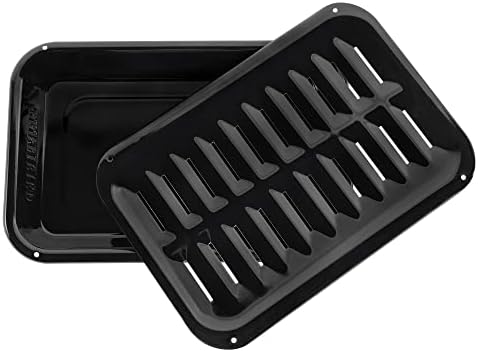 Certified Appliance Accessories Small 2-Piece Broiler Pan & Grill Set