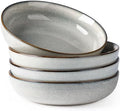 GBhome 8.75'' Large Ceramic Pasta Bowls, 38oz Stoneware Pasta Serving