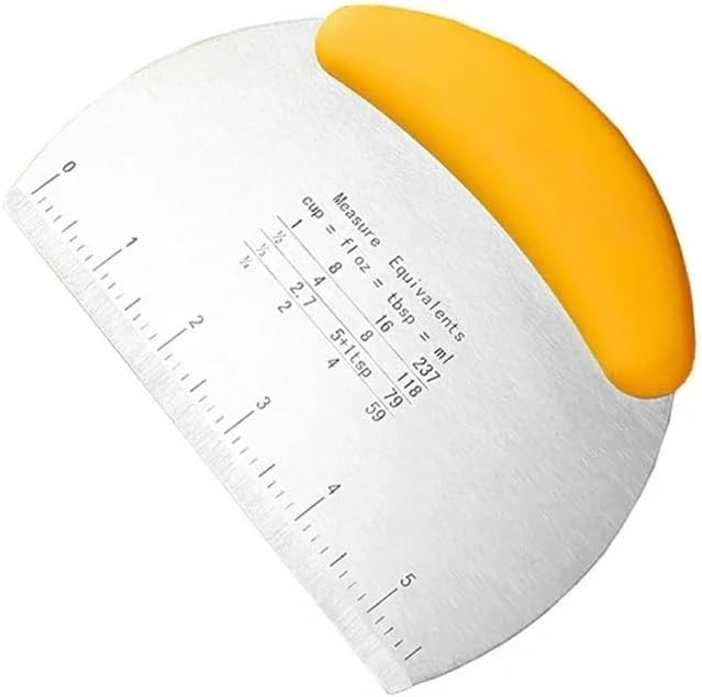 Stainless Steel Dough Scraper Cutter Multi-Function Pastry Bench Knife