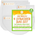 Pro Quality Nut Milk Bags, Greek Yogurt Strainer Bag & Cold Brew
