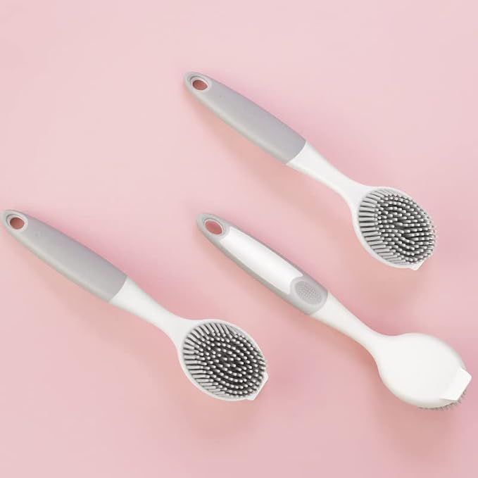 Dish Scrubber, Silicone Soft Bristles Scrub Brush - Image 3