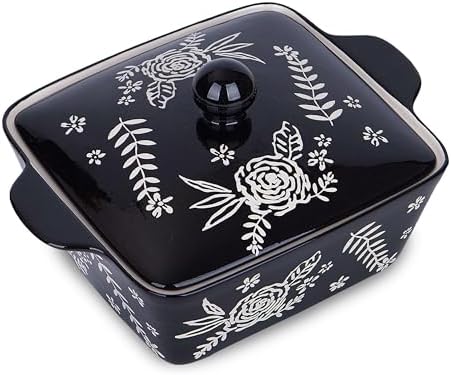 Wisenvoy Casserole Dish With Lid - Oven Safe Ceramic Baking Dish