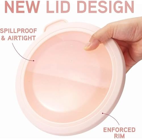 12 Piece Mixing Bowls with Lids Set BPA Free Plastic Nesting Bowls for