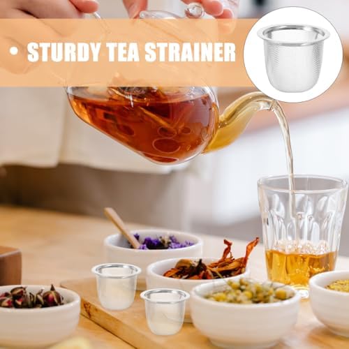 Luxshiny Tea Filter Stainless Steel Set of 8 5.80X5.80X5.00cm/2.28X2.