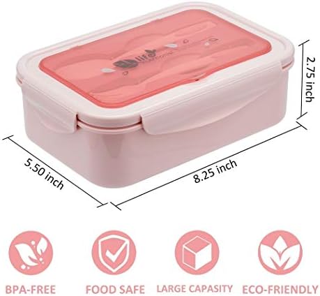 LOVINA Bento Boxes for Adults - 1100ML Bento Lunch Box Container For