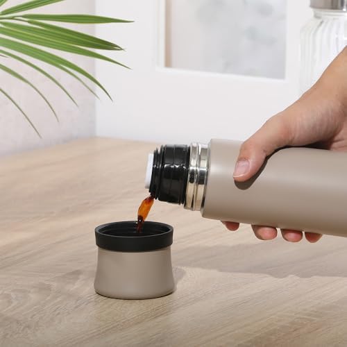 Mr. Coffee Silverleaf 23 oz Stainless Steel Thermal Bottle – Double