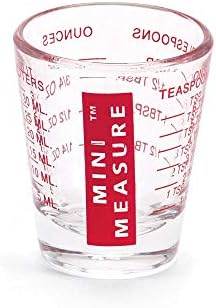 Kolder Mini Measure Heavy Glass, 20-Incremental Measurements