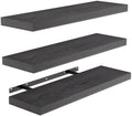 BAYKA 15.7in Floating Shelves, Set of 3