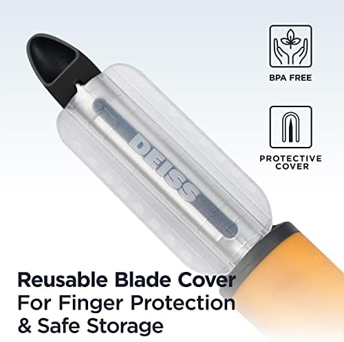 Deiss PRO Swivel Vegetable Peeler - Sharp Stainless Steel Peeler With
