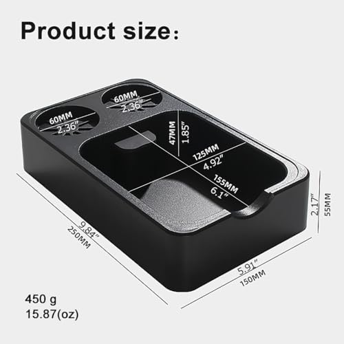 Espresso Knock Box Tamping Station, 51/54/58mm, Coffee Barista Tool