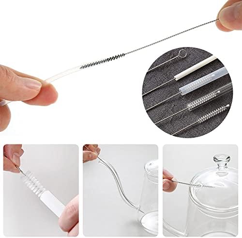 Straw Cleaner Brush Extra Long 12 inch, 10 PCS Straw Cleaner Brush