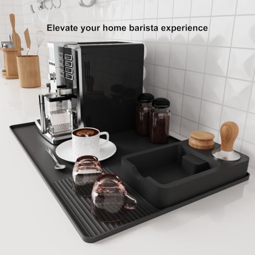 Silicone Espresso Knock Box & Tamping Station