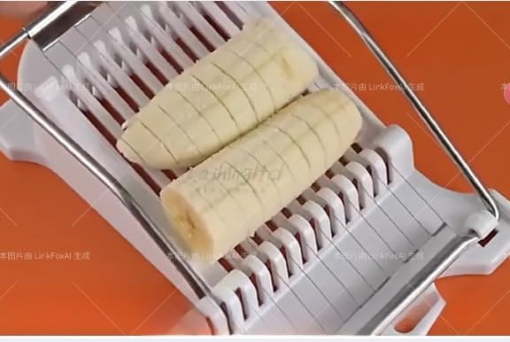White Luncheon Meat Slicer Fruit Soft Boiled Egg Cheese Butter Slicers