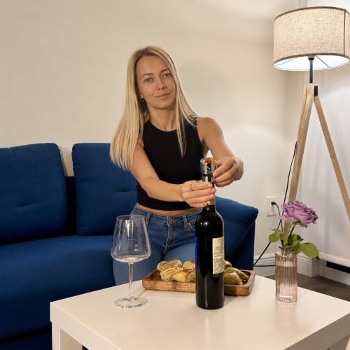 Wine Stopper & Champagne Stopper All In One - Patented Seal, Preserves