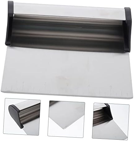 Stainless Steel Dough Cutter with Scale for Bread Dough and Vegetables