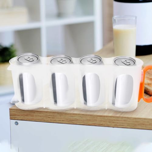 Xmas Can Organizer for Refrigerator, PP Stackable Soda Can Dispenser