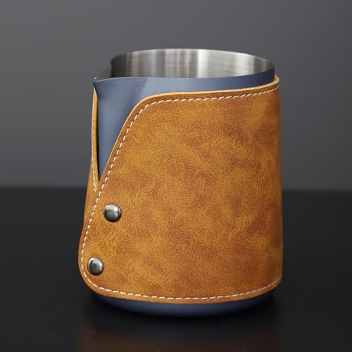 Handleless Milk Frothing Pitcher 450ml/15oz,304 Stainless steel