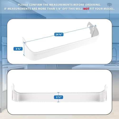 Lifetime Appliance 240338001 Door Bin Shelf Rack Compatible with