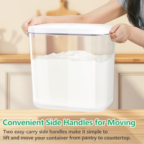 25 Lbs Airtight Rice Container with Handle