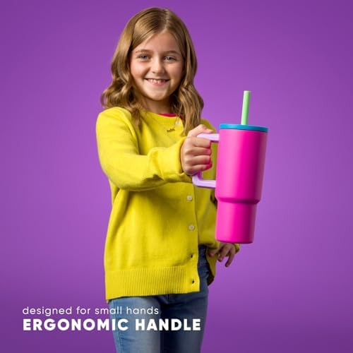 Simple Modern Kids 24 oz Tumbler with Handle and Silicone Straw Lid