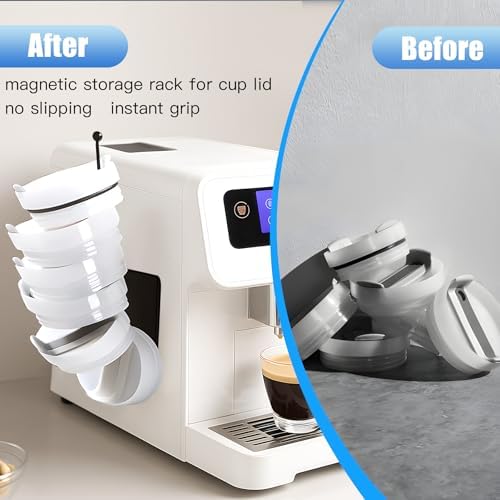 Magnetic Stanley Cup Holder for Fridge, 2 Pack Tumbler Organizer with