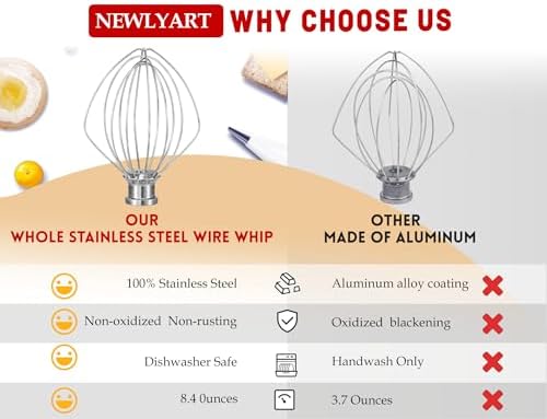 K45WW 6-Wire Whip for KitchenAid 4.5-5 QT Mixers