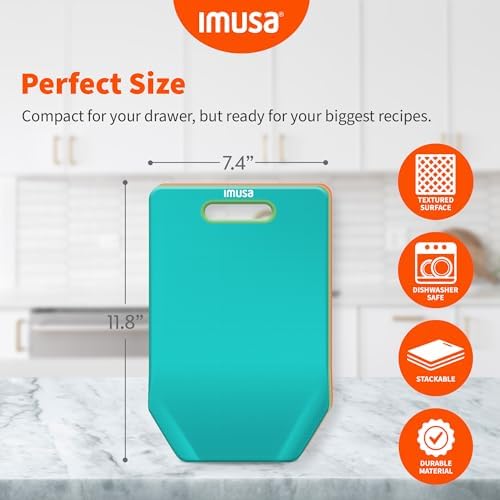 IMUSA Cutting Board Set, 3-Pack 11.8"x7.4", Nesting