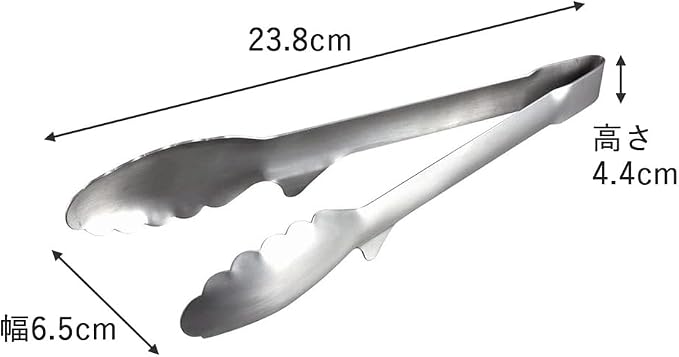 Shimomura Planning Tongs, Total Length 9.4 inches, Made in Japan, Dishwasher - Image 5