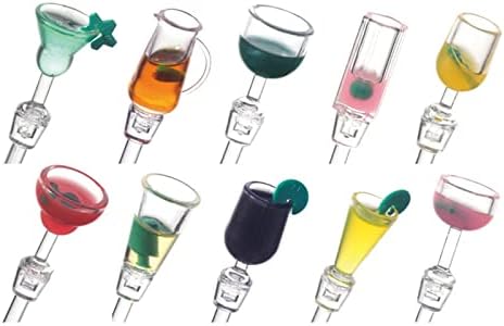 Swizzle Sticks Colorful Clear Beverage Stirrers 9.05" Drink Stirrer