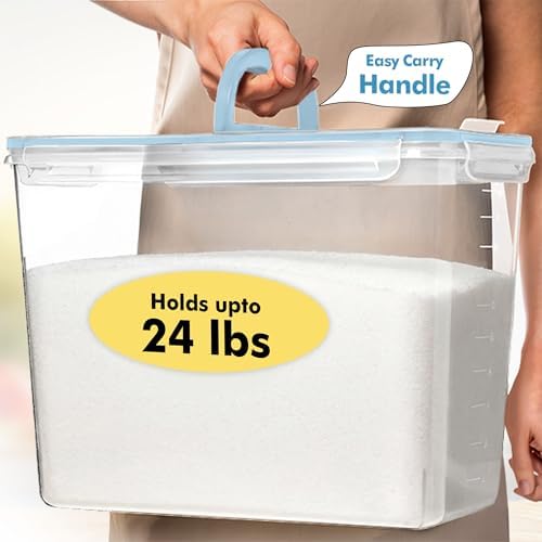 Shazo 2 PC (11L | 372 oz) Flour Sugar Storage Containers with Spout