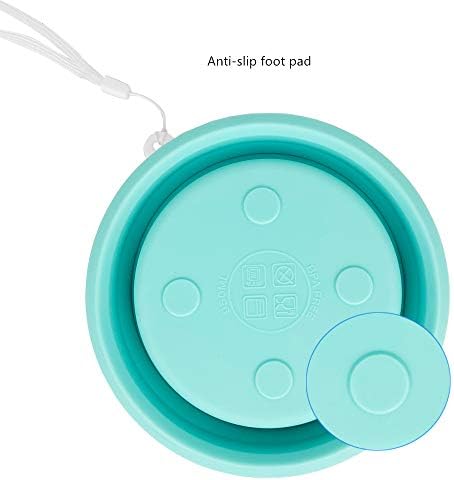 CARTINTS Collapsible Bowls With Lids Silicone Food Storage Containers