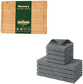 Homaxy Extra Large Organic Bamboo Cutting Boards for Kitchen, 18"x12"