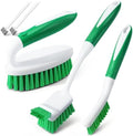 Holikme 5 Pack Cleaning Brushes for Kitchen and Floor, Green