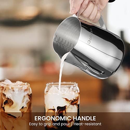 Large Milk Frothing Pitcher 30oz/900ml Milk Steamer Cup
