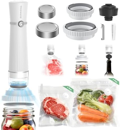 3-in-1 Compact Handheld Vacuum Sealer for Food